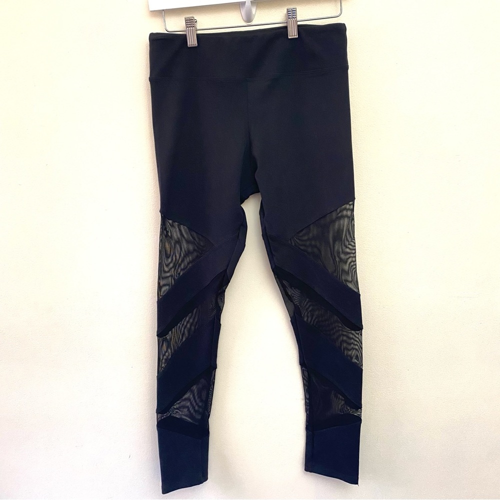 Jala Clothing black power mesh leggings size medium